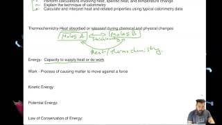 Ch 9.1a: Intro to Thermochemistry