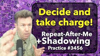 English SPEAKING Mastery with Repeat-After-Me + SHADOWING Practice