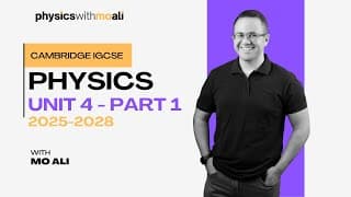 Unit 4 Part 1 - Electricity -  Cambridge IGCSE Physics Revision 2025 to 2028