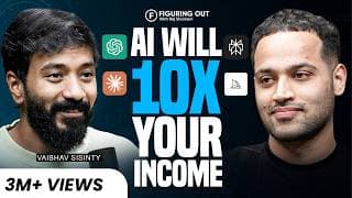 Start Earning Money WIth AI - Free Tools & Business Ideas | Vaibhav Sisinty | FO376 Raj Shamani