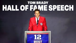 Tom Brady’s Patriots Hall of Fame Induction Ceremony Speech