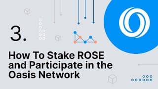 How to Stake and Participate in Oasis Programs