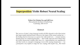 Superposition Yields Robust Neural Scaling
