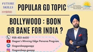 Group Discussion Topic: Is Bollywood a Curse or Blessing for India