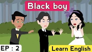 Black boy part 2 | English story | Learn English | Animated stories | Sunshine English stories