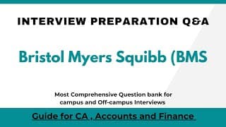 Bristol Myers Squibb (BMS) Interview Prep — RTR, FP&A, SOX, Intercompany & GCC Finance Guide