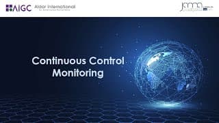 Continuous Control Monitoring Webinar