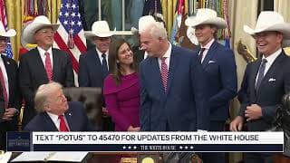 President Trump Participates in a Bill Signing Ceremony, Dec. 12, 2025