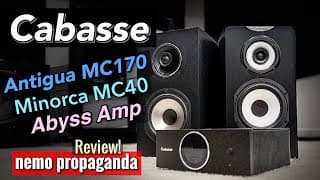 Cabasse Abyss Amp, Minorca MC40 & Antigua MC170 review!