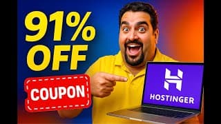 Latest Hostinger Coupon Code 2025 - 91% Amazing Discount
