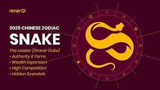 Chinese Zodiac 2025  : Snake [Navigating Your Year of Ascension]