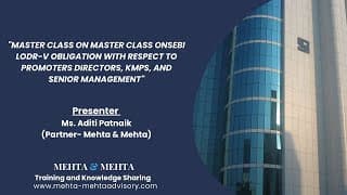 Master Class on SEBI LODR-IV