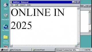 Can Windows 95 Browse the Modern Internet in 2025?