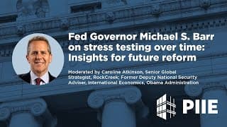 Fed Governor Michael S. Barr on stress testing over time: Insights for future reform
