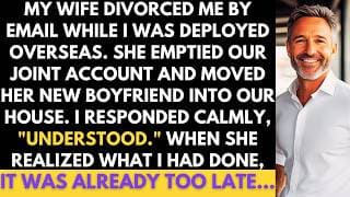 My Wife Divorced Me By Email While I Was Deployed Overseas & Emptied Our Joint Account; But I___