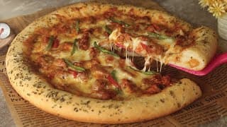 Perfect Chicken Pizza Recipe😍 By Chef Hafsa