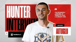 YesWeHack Hunter Interviews – #17 Aituglo: “I'm primarily looking at targets that I already use”