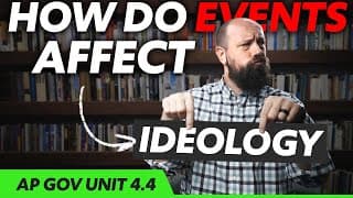 The Influence of POLITICAL EVENTS on IDEOLOGY [AP Gov Review_ Unit 4 Topic 4 (4_4)]