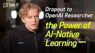 Dropout to OpenAI Researcher, the Power of AI-Native Learning [TalkIT Global 162, Gabriel Petersson]