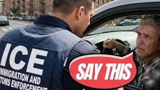 If ICE Pulls You Over, Say These 4 Words Immediately (LAWYER Explains)