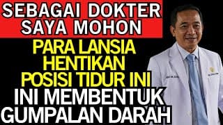 Kesehatan Lansia : Posisi Tidur Ini Bisa Menyebabkan Stroke Mendadak - LANSIA WAJIB TAHU!!