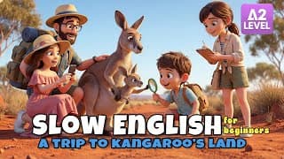 Family Travel in Australia | Easy English Listening Story (A1 Level)