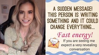 A sudden message is coming from them. Here’s what you must know… 🔮✨💌