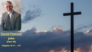 New Testament Studies: John (30): Chapter 15 v1 to 17 -- David Pawson