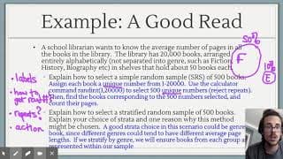 4.1c - More on Sampling Techniques