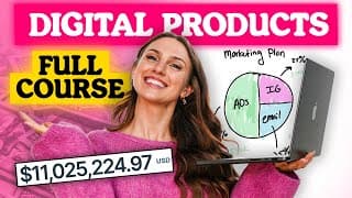 How I Market My Digital Products (FREE COURSE)