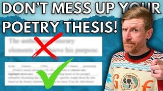 Write STRONG Poetry Thesis Statements!