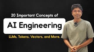 20 AI Concepts Explained in 40 Minutes