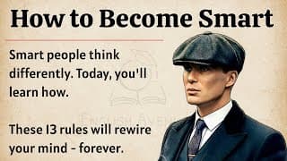 How to Become Smart and Intelligent || Change the Way You Think Forever || Improve Your English ✅️