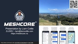 MeshCore Presentation by Liam Cottle