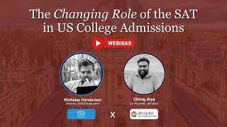 The Changing Role of the SAT in US College Admissions | Essai x AP Guru Webinar @apguru8514