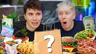 Ordering a completely random 4 course meal