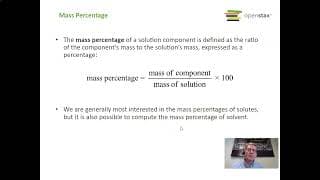Ch 6.4 Other units for solution concentrations