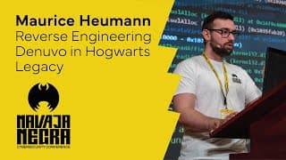 Reverse Engineering Denuvo in Hogwarts Legacy | Maurice Heumann | #NN2025