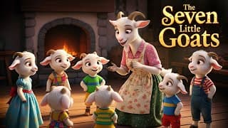 The Wolf and the Seven Little Goats 🐺🐐 | English Moral Stories | Bedtime Stories
