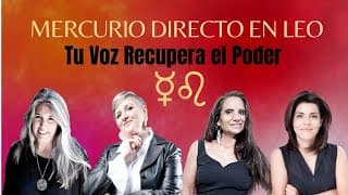 ☿ Mercurio Directo en ♌ Leo: Tu Voz Recupera el Poder” 🔥