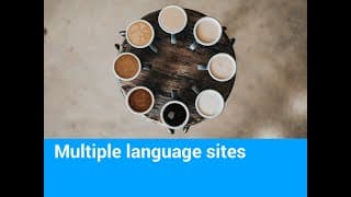 Multiple language sites