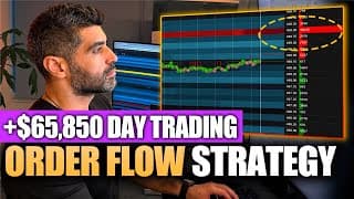 Order Flow Trading Strategy (2026): $65,000 Profits Live Trade