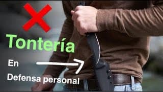 Las navajas son la herramienta más inconveniente de defensa personal urbana