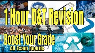 One hour of revision for GCSE Design and Technology !