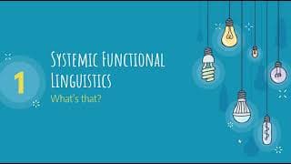 Systemic Functional Linguistics: An Introduction