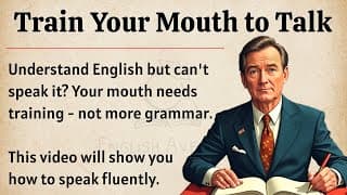 Train Your Mouth to Talk || Graded Reader || Speak Fluently English ✅️
