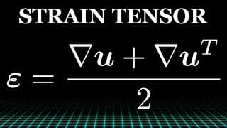 The Strain Tensor And Its Weird Formula