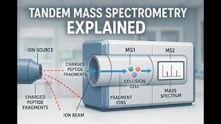 Tandem Mass Spectrometer Animation I CSIR NET Life Science I GATE Life Science I DBT JRF