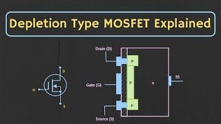 MOSFET- Depletion Type MOSFET Explained (Construction, working and Characteristics Explained)