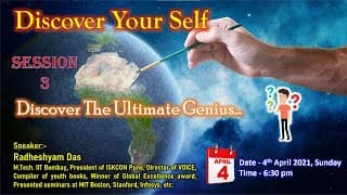 DYS 2 :- Discover The Ultimate Genius_Radheshyam Das